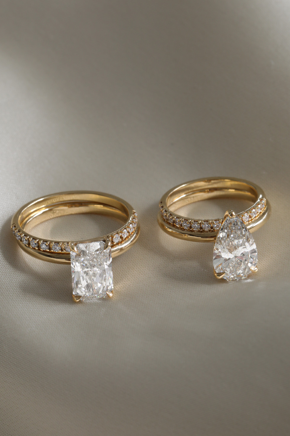 Eleganta vigselringar med diamant från Karaat Jewelry